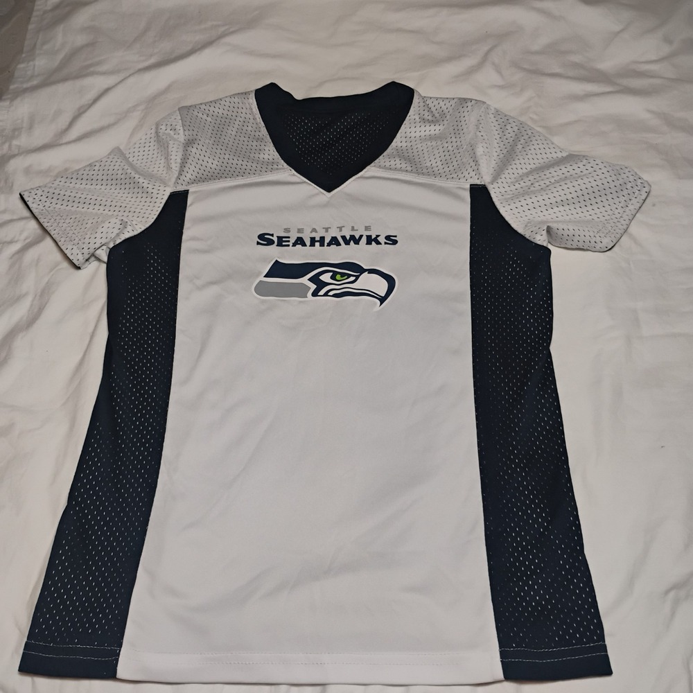 NFL Reversable Flag Football Jersey Sea Hawks‎ Size Youth Large